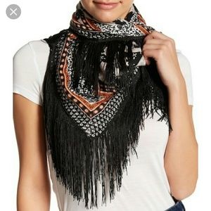 Free press Nordstrom BOHO Fringe Shoulder Scarf